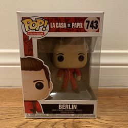 Funko POP! Berlin #743 Money Heist La Casa De Papel Brand New