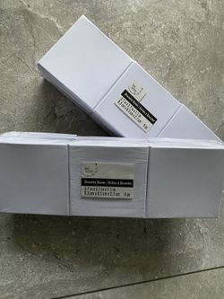 6 ct. Package White Bracelet Boxes