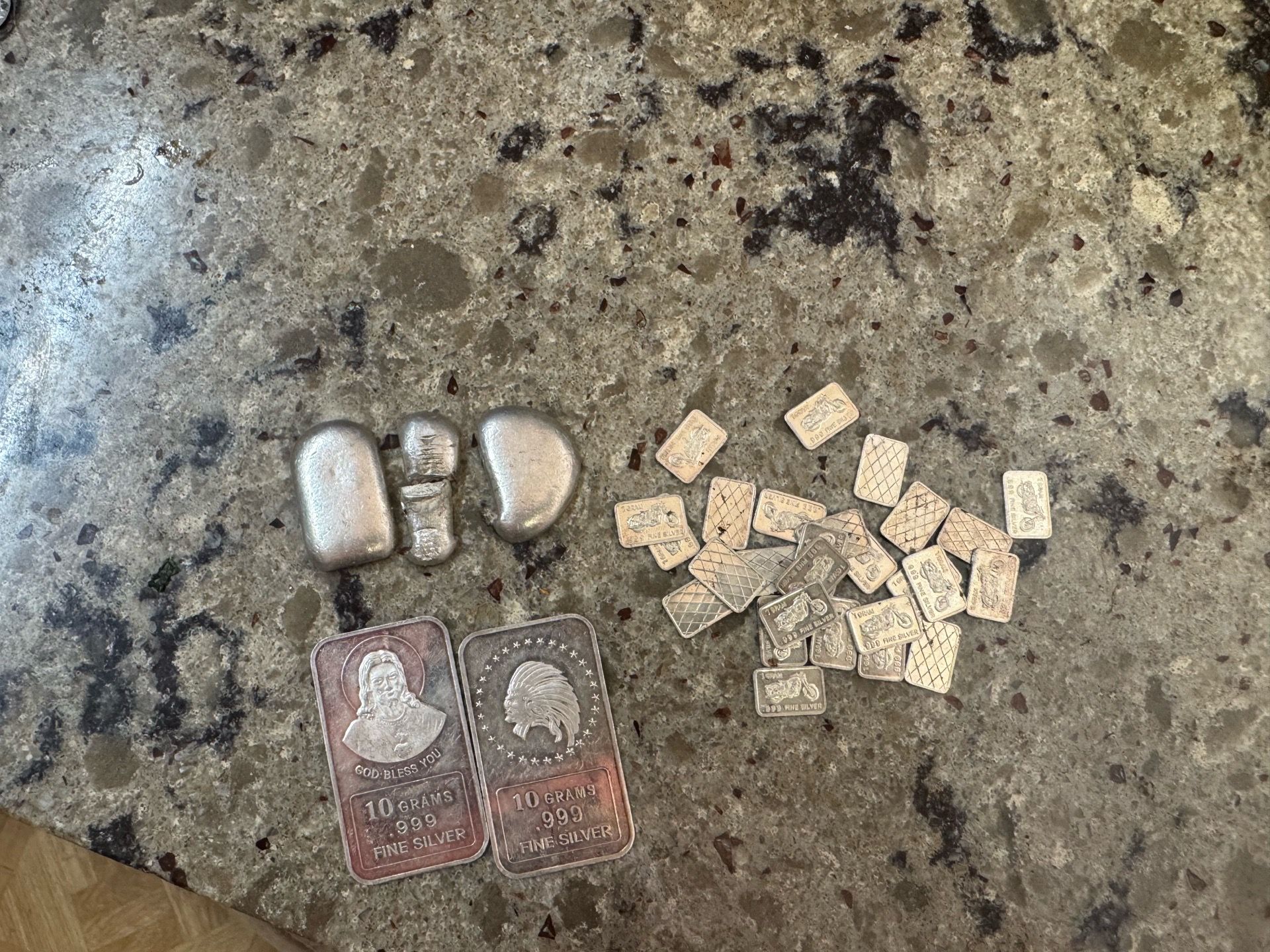 .999 silver bars