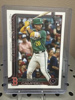 Kristian Campbell 2025 Topps Update Series (RC,SP) Rookie Companion Card #CC3-1