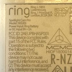 Ring Spotlight Cam Pro