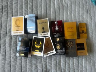 Man’s perfume samples