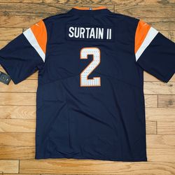  Youth And Adult Navy Denver Broncos Patrick Surtain ll Stitched Jersey