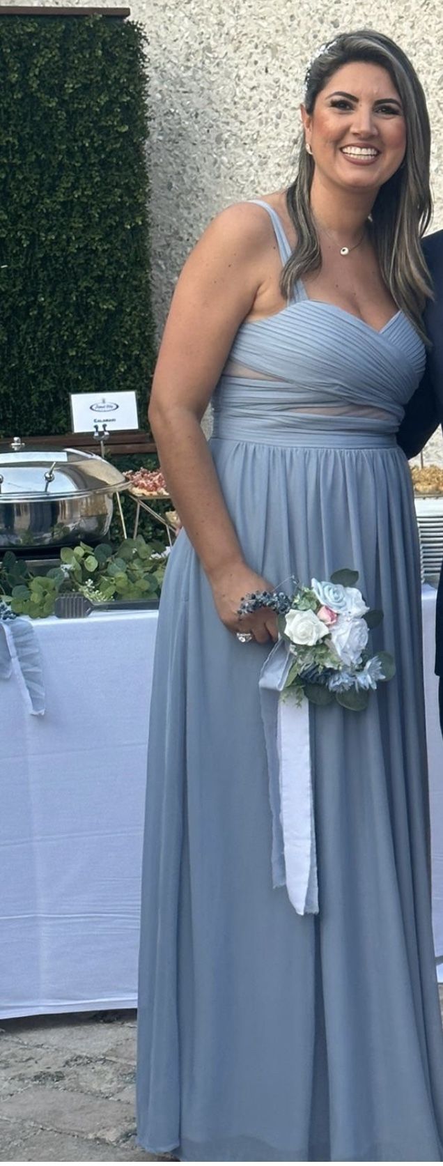 Dusty Blue Bridesmaid 