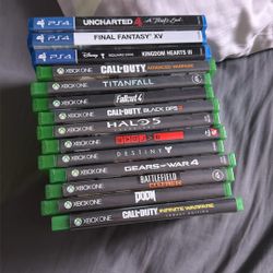 Xbox One And PS4 Games 