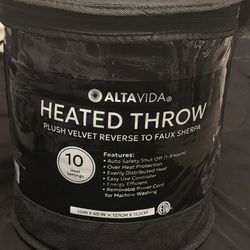 Heated throw