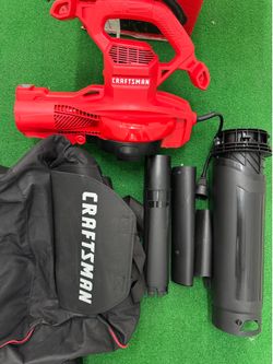 CRAFTSMAN 3-in-1 Leaf Blower, Leaf Vacuum and Mulcher, Up to 260 MPH, 12 Amp