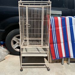 #bird Cage #large #metal #parrot #tall