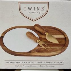 Twine Woddand Ceramic Cheese Board Set