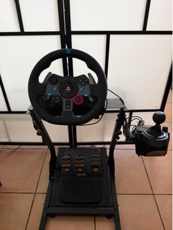Logitech G29 Racing Wheel Black with Pedals & Shifter for PS5 PS4 PC FULL SETUP