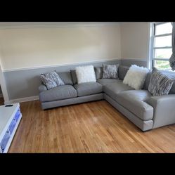 Raymour & Flannigan Myla 3 Pc. Sectional Leather Sofa Set