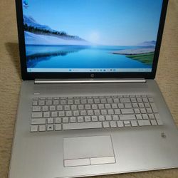 Hp Laptop 17' intel Core  i5 8 Gb RAM  128Gb Ssd + 1tb Hd Windows 11 Working Great Charger Included
