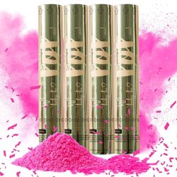 Pink Popers, Gender Reveal Confetty Cannon 