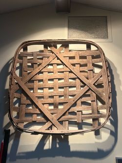 Large Antique Tobacco Basket