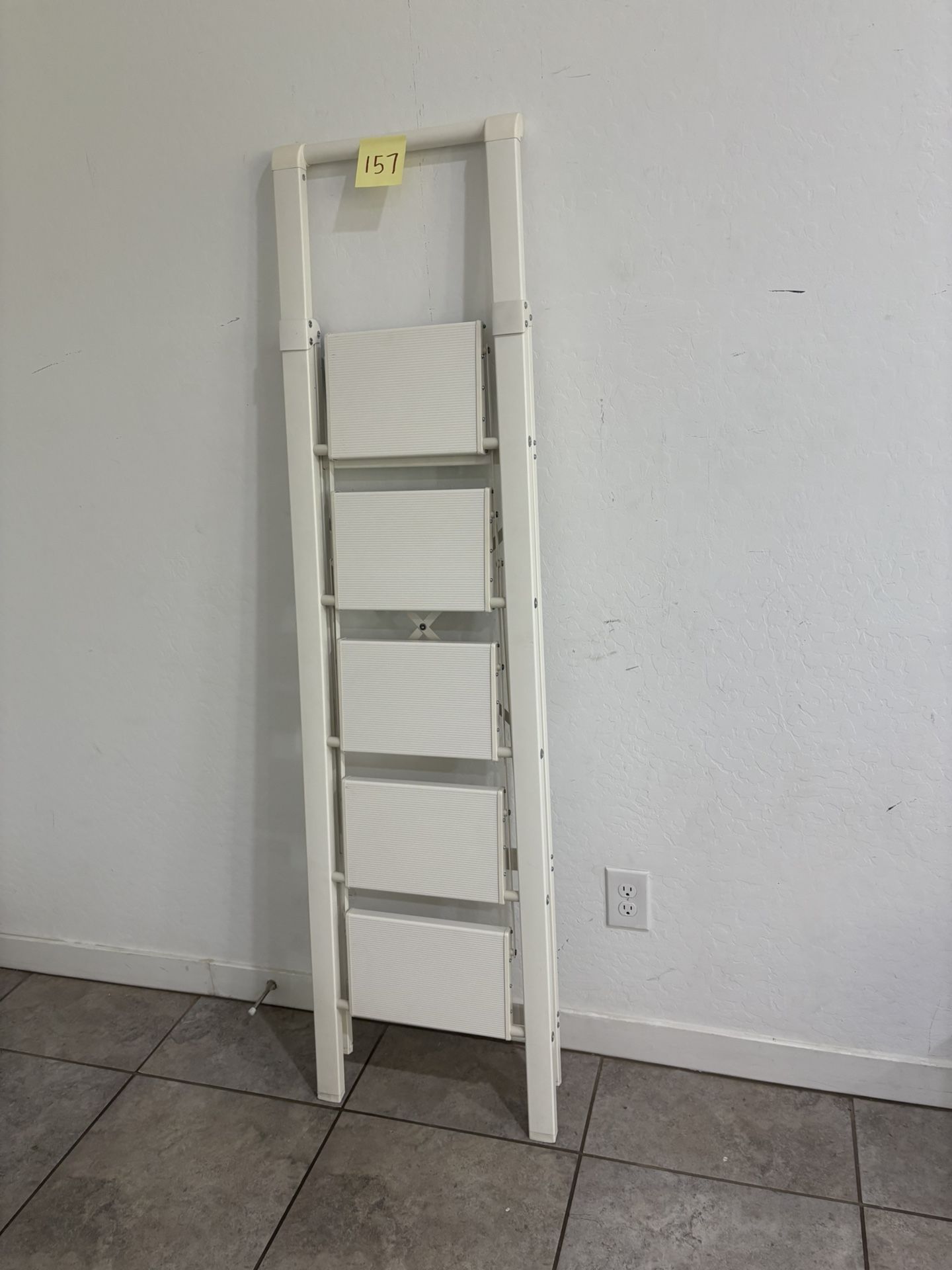 5step Ladder White New