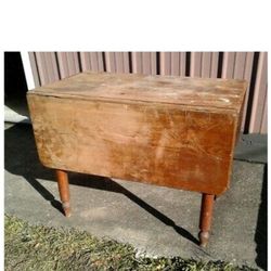 Antique Kitchen Table Could Use Some Refinishing
