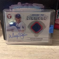 Walker Buehler Signed Baseball Card