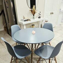 Dining Table Set With 4 Chairs