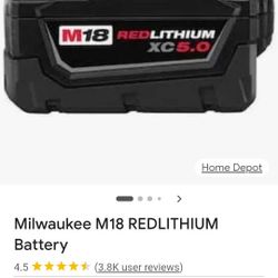 Milwaukee M18 Battery