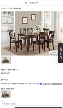 NEW DINETTE SET