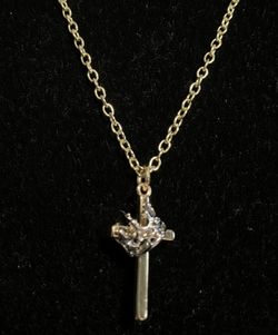 Cross and Crown Necklace