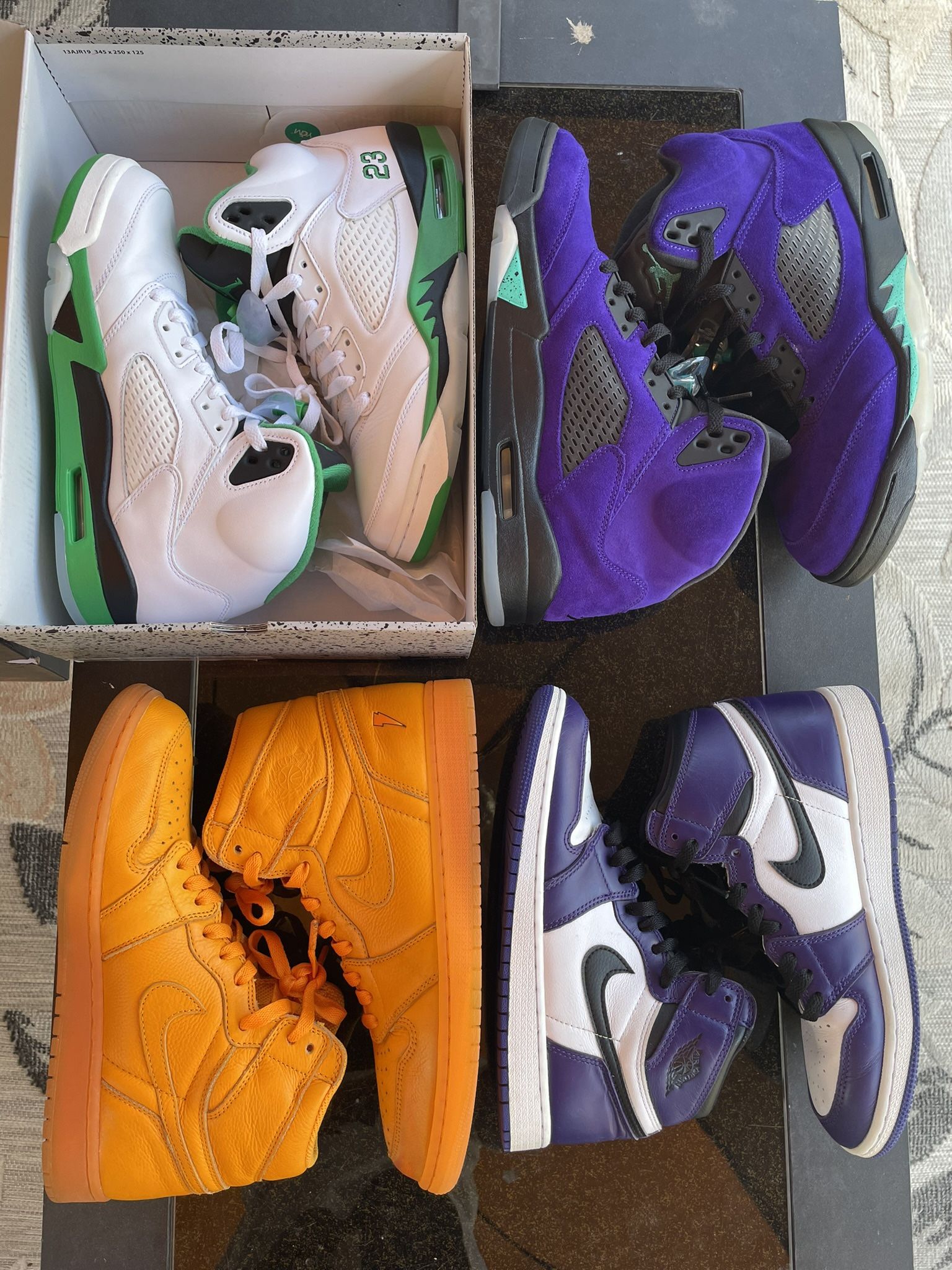 Jordan Retro 1s & 5s Shoe Bundle