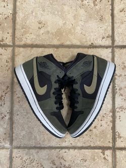Nike Air Jordan 1 Mid Military Olive Womens Size 6.5