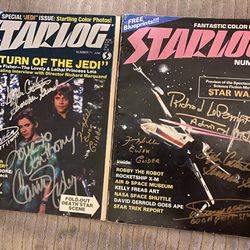 Starlog #7 And #71 Signed