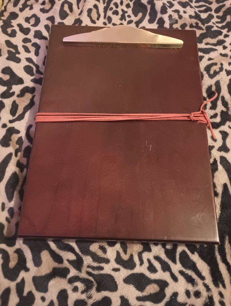 The Bombay Company Vintage Wooden Clipboard