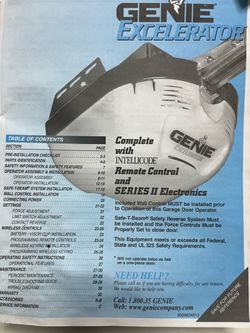 Genie screw drive garage opener