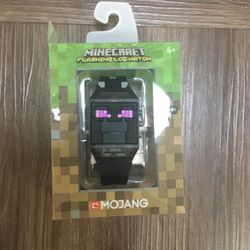 NWT Minecraft flashing LCD watch