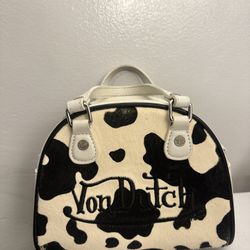 Von Dutch Purse Cow Print 