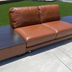 Brand New Leather Couch And End/Coffee Tables