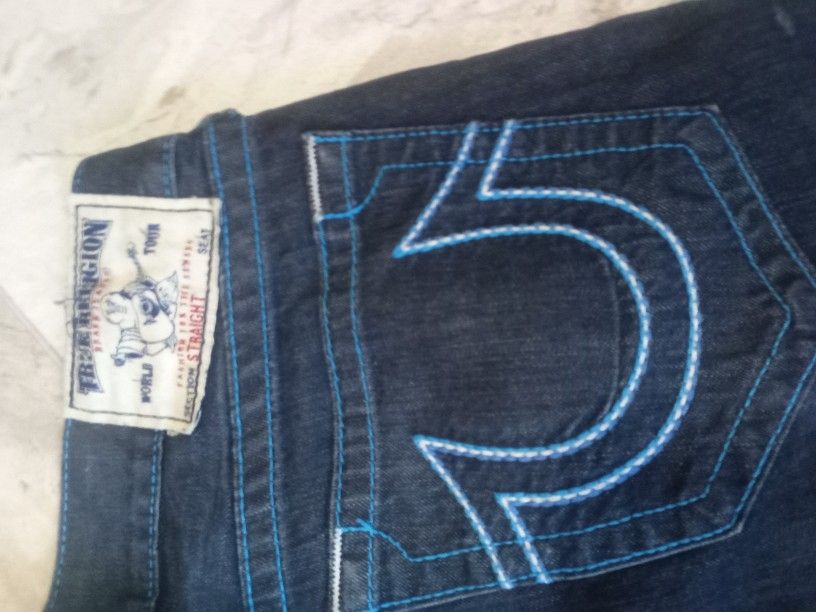 True Religion Straight Cut Size 34 Mens