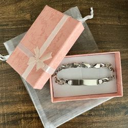 Silver ID Bracelet 