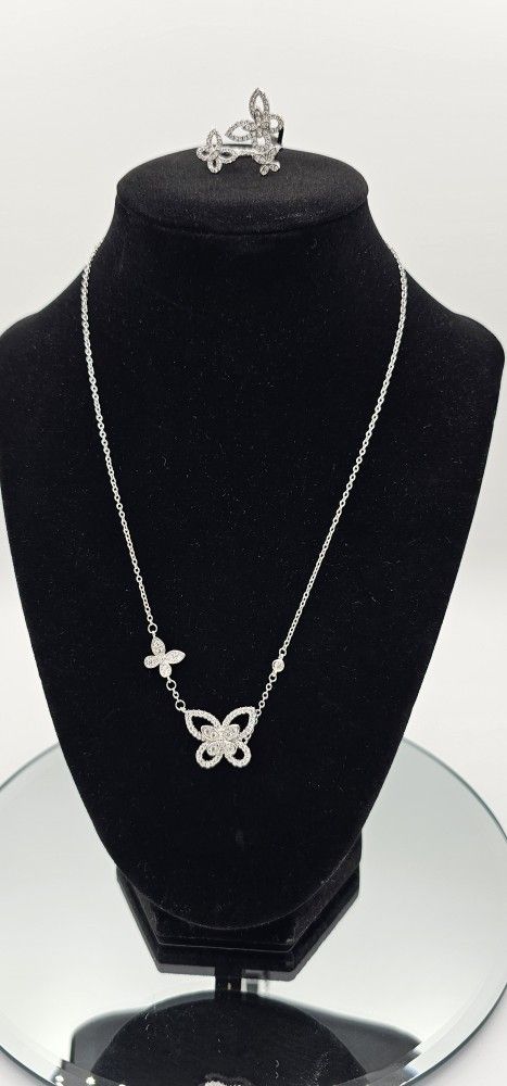 Butterfly Pendant Set