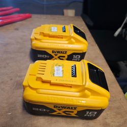 $100 EACH // DEWALT 20V MAX 10Ah Lithium-Ion Battery Pack
