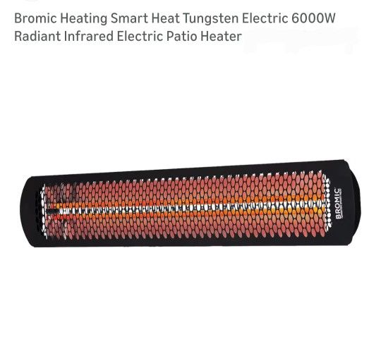 Bromic Heating - BH0420013 - Tungsten - 6000 Watts Electric Double Element Heater