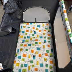 Baby Joy 5 in 1 Baby Nursery Center Foldable Toddler Bedside Crib w/Music Box