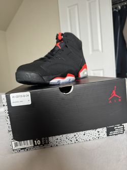 Jordan 6 Infareds Size 10