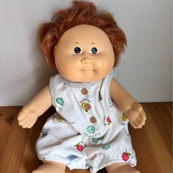 Cabbage Patch Kid Baby Boy Doll Cute Dimple Hazel Eyes - Water Baby Doll Firm Body - Safe For Bathtub Pool Beach