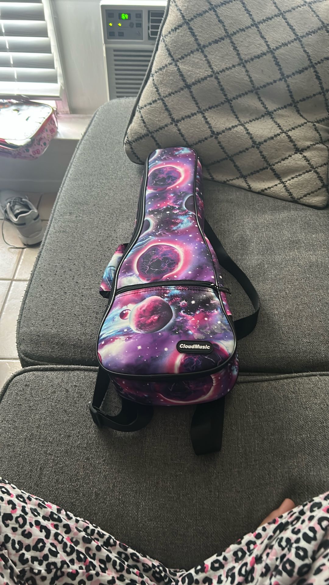 This Guitar Is Small, But It Works Really Well. It Sounds Like A Normal Guitar And It’s Really Pretty. It’s Like A Dark Pink