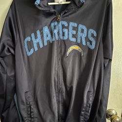 San Diego Chargers Vintage Jacket Zippered Sweater