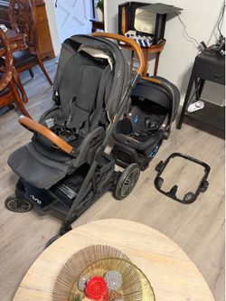 Nuna baby stroller with car seat