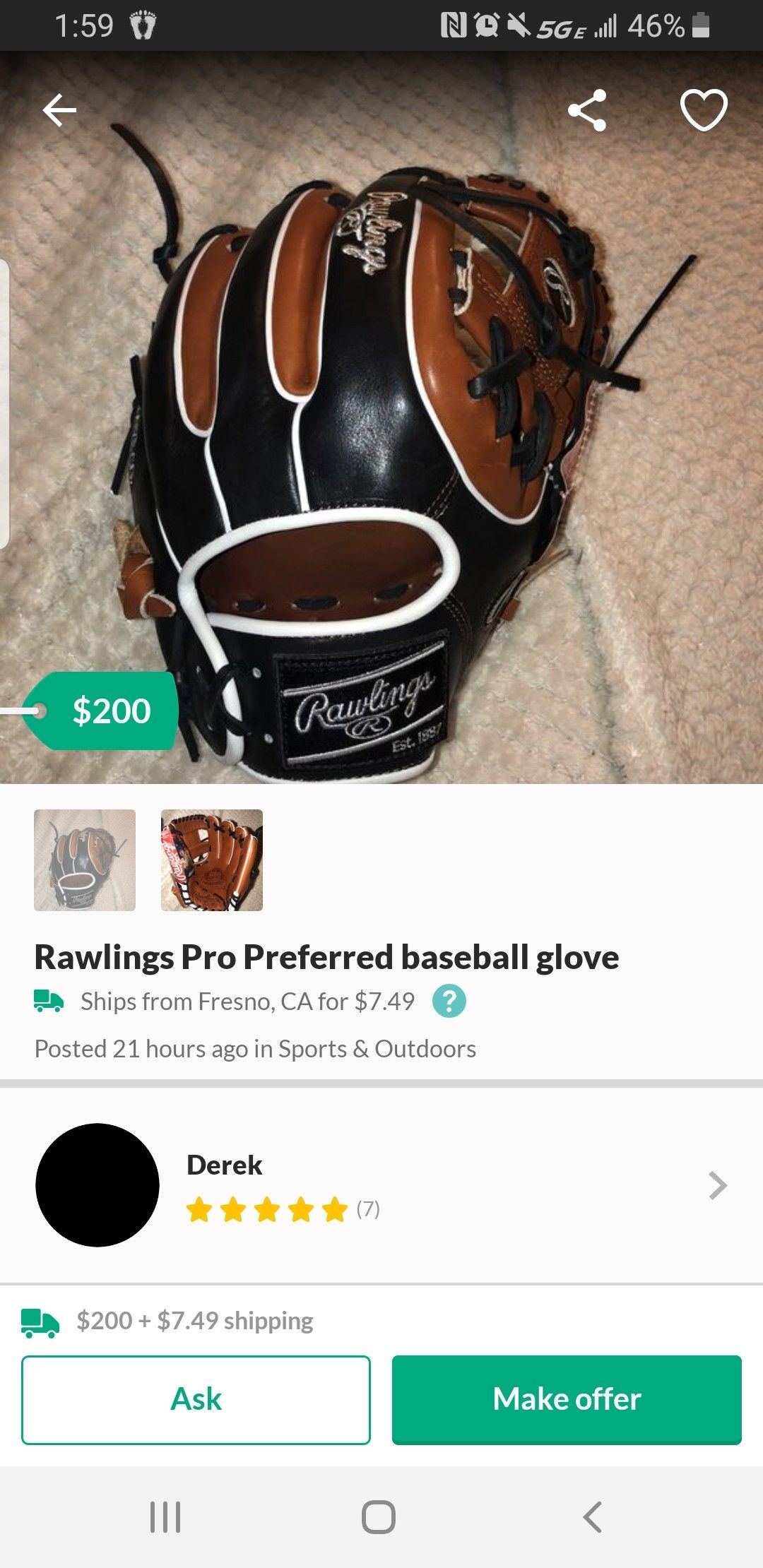 Baseball glove