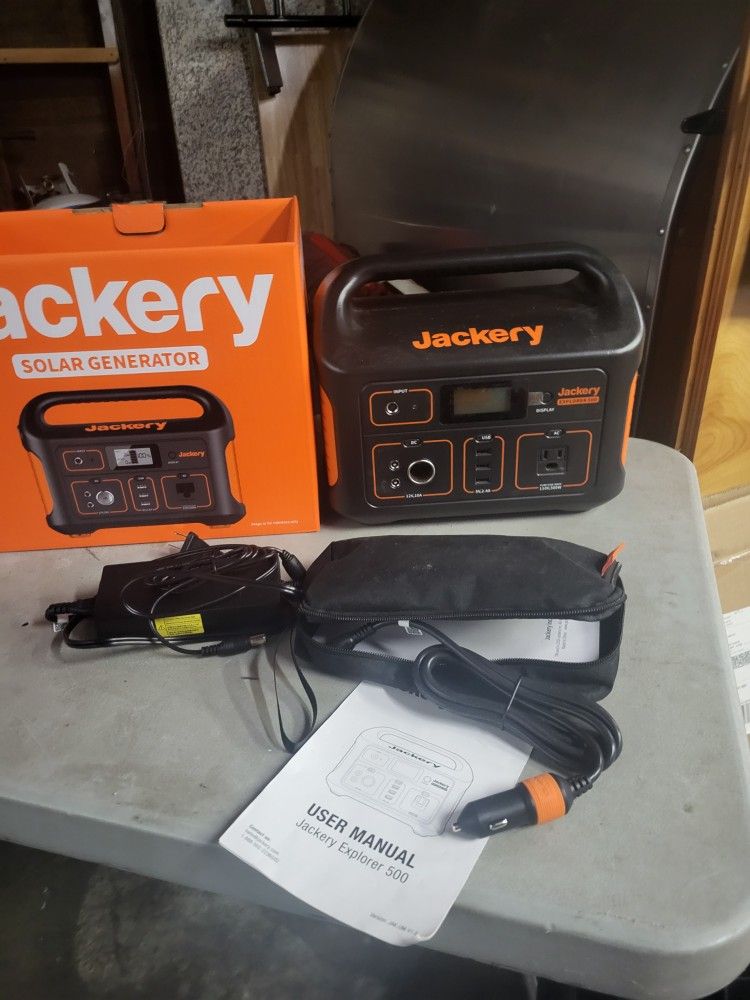 Jackery 500 With Solar Panel