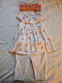 Baby Girl Set,  Size 3-6 mo