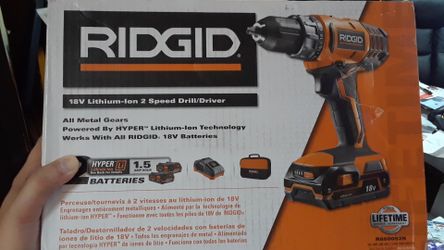18V Lithium ion 2 speed Drill/Driver