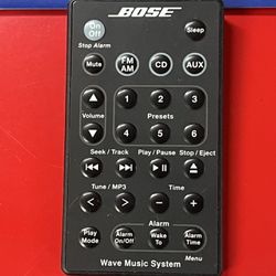 Bose Wave Music System Remote, Manuals & CDs