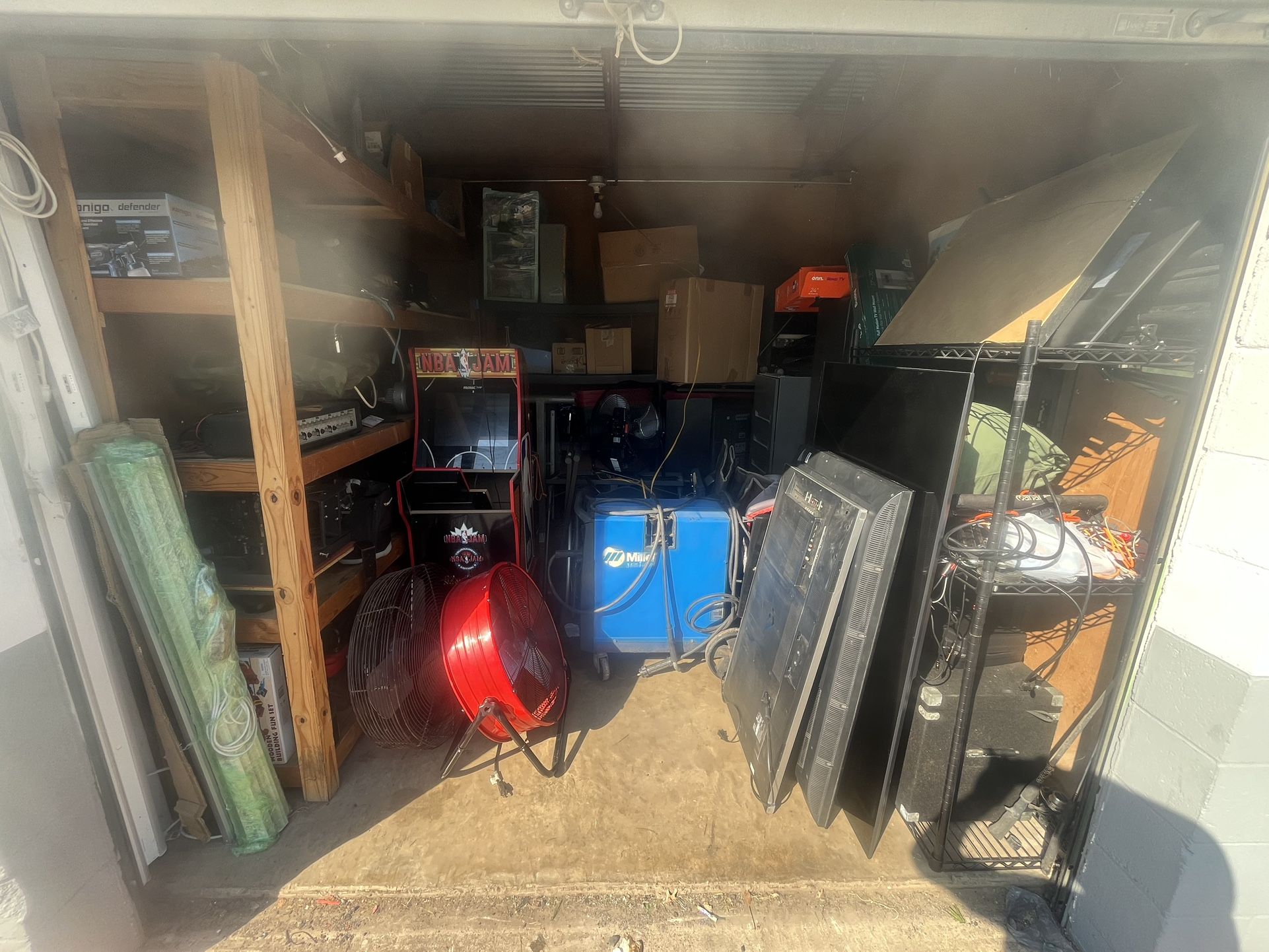 Storage Unit Full Of Goods